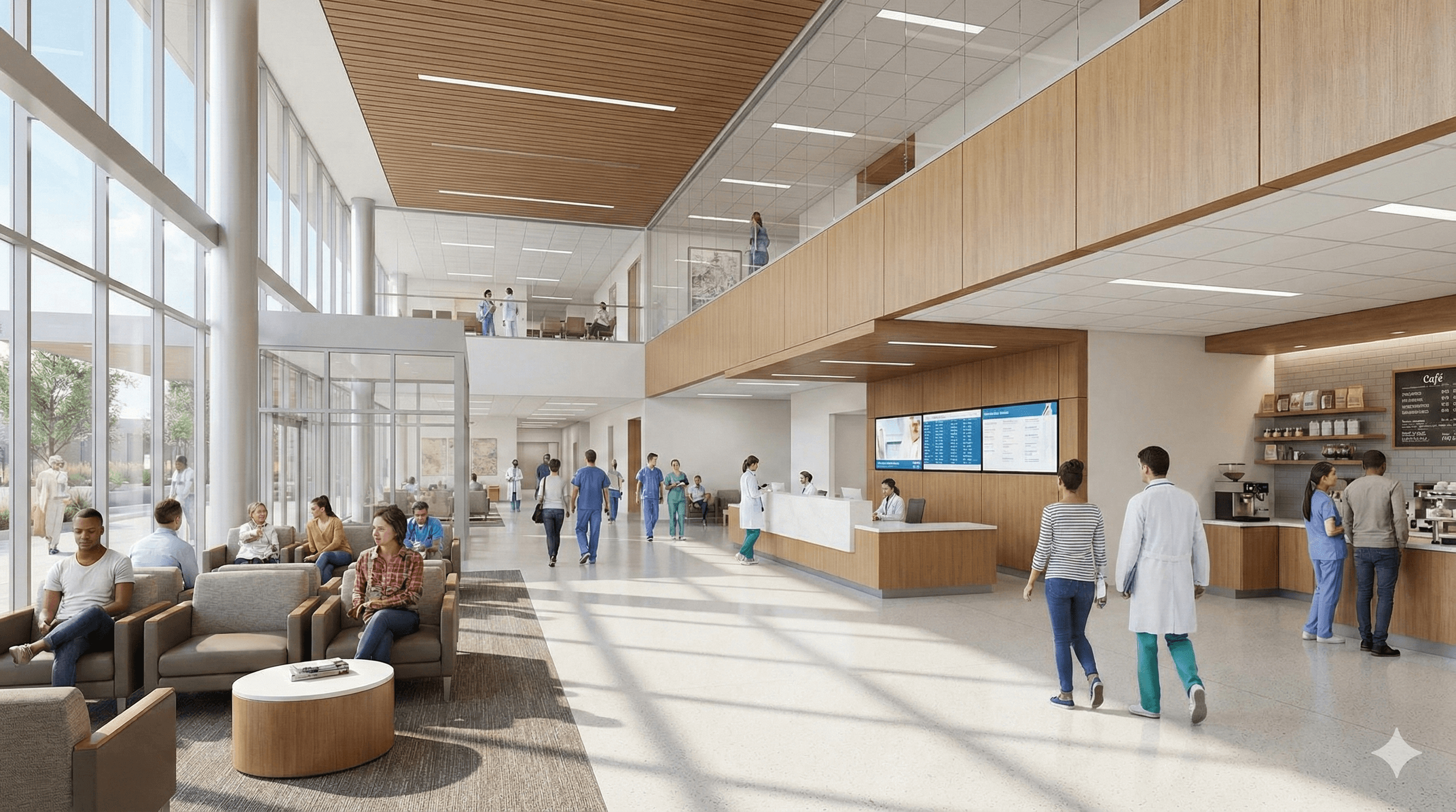 Medical facility background